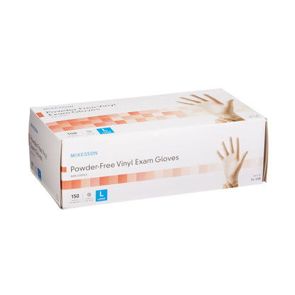 GLOVE, EXAM VNYL LG N/S (150/BX 10BX/CS)