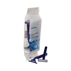 RAZOR, TWIN BLADE LNG HNDL W/LUBE (10/PK 12PK/BX 6