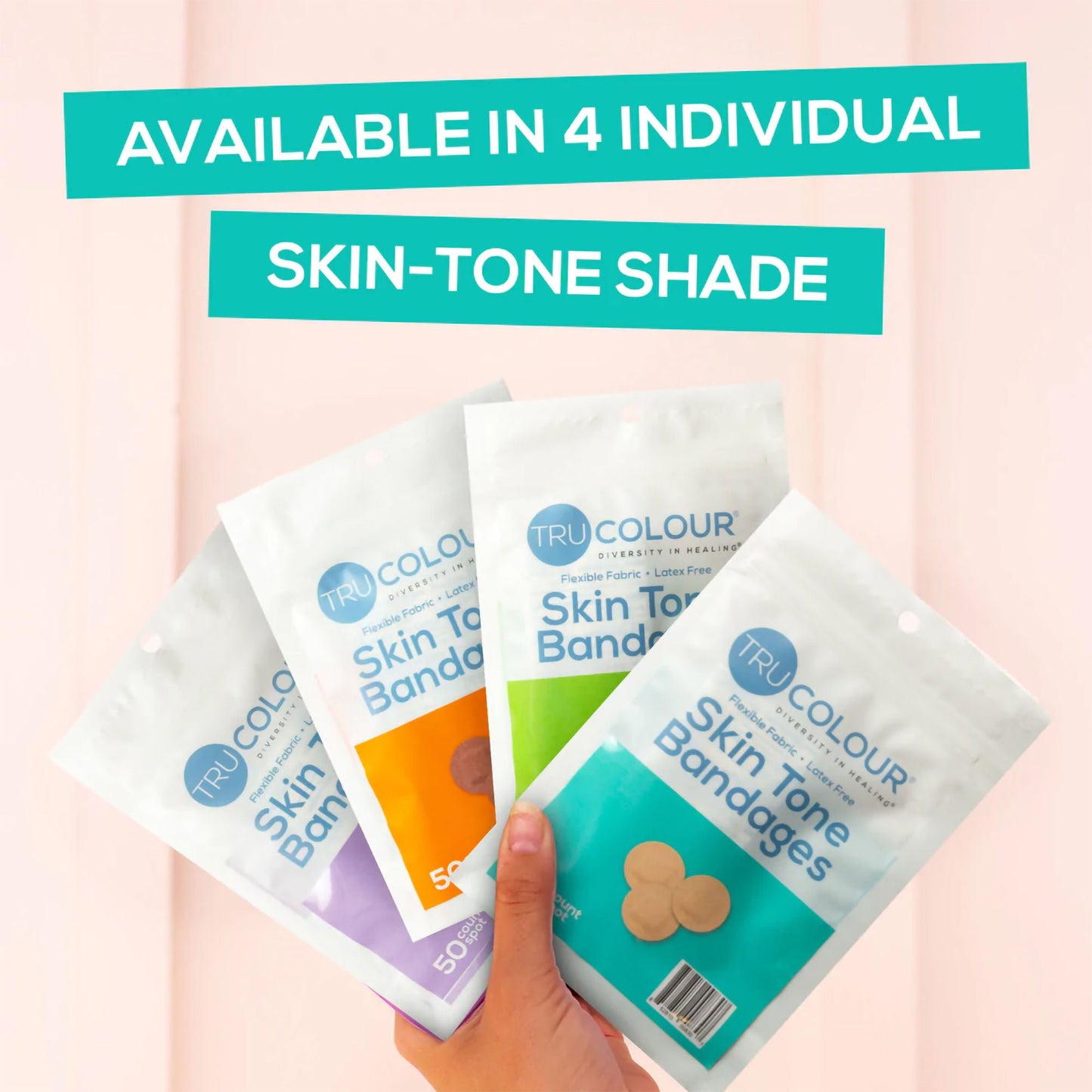 BANDAGE, SHADE SPOT ADH TRU-COLOUR BGE (50/PK 50PK/CS)