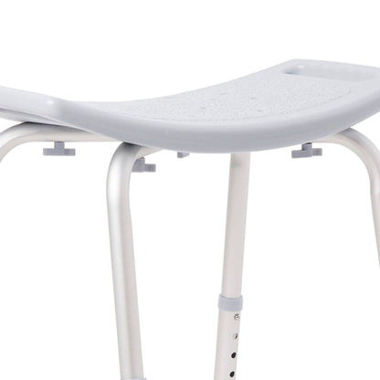 BENCH, BATH W/O BACK ALUMINUM FRAME 300LBS