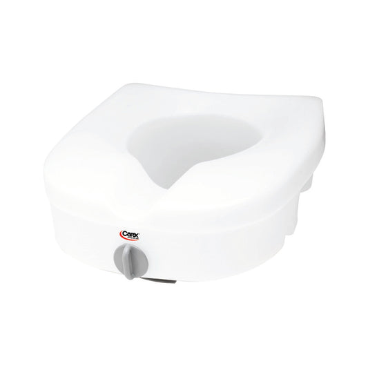 SEAT, TOILET RAISED E-Z LOCK(2/CS) CAREXH