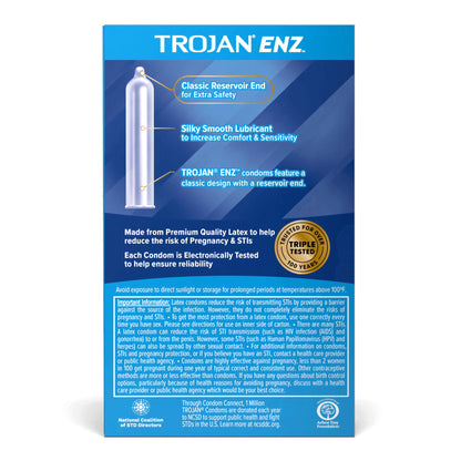 CONDOM, TROJAN ENZ (1000/CS)