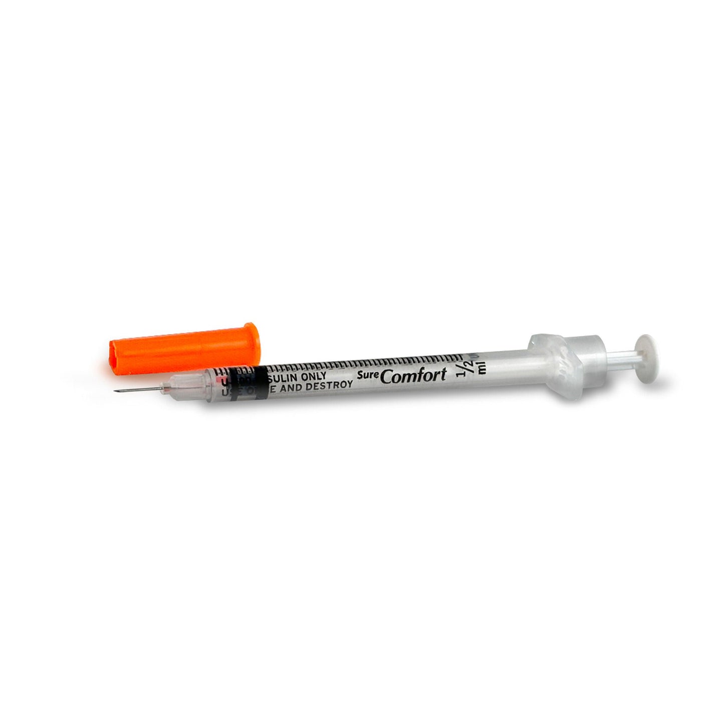 SYRINGE, INSULIN SURECOMFORT .5ML 31GX5/16" (5BX/CS)