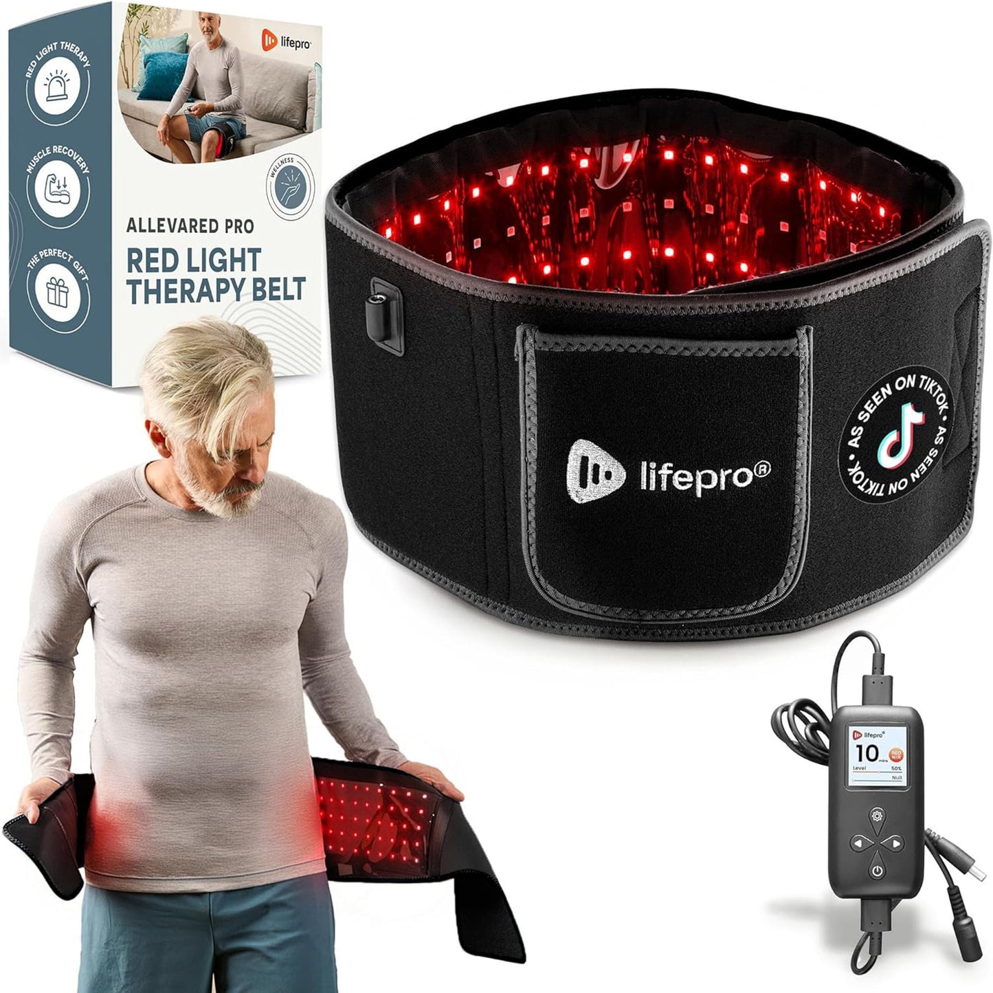 BELT, THERAPY ALLEVARED PRO LIGHT BLK