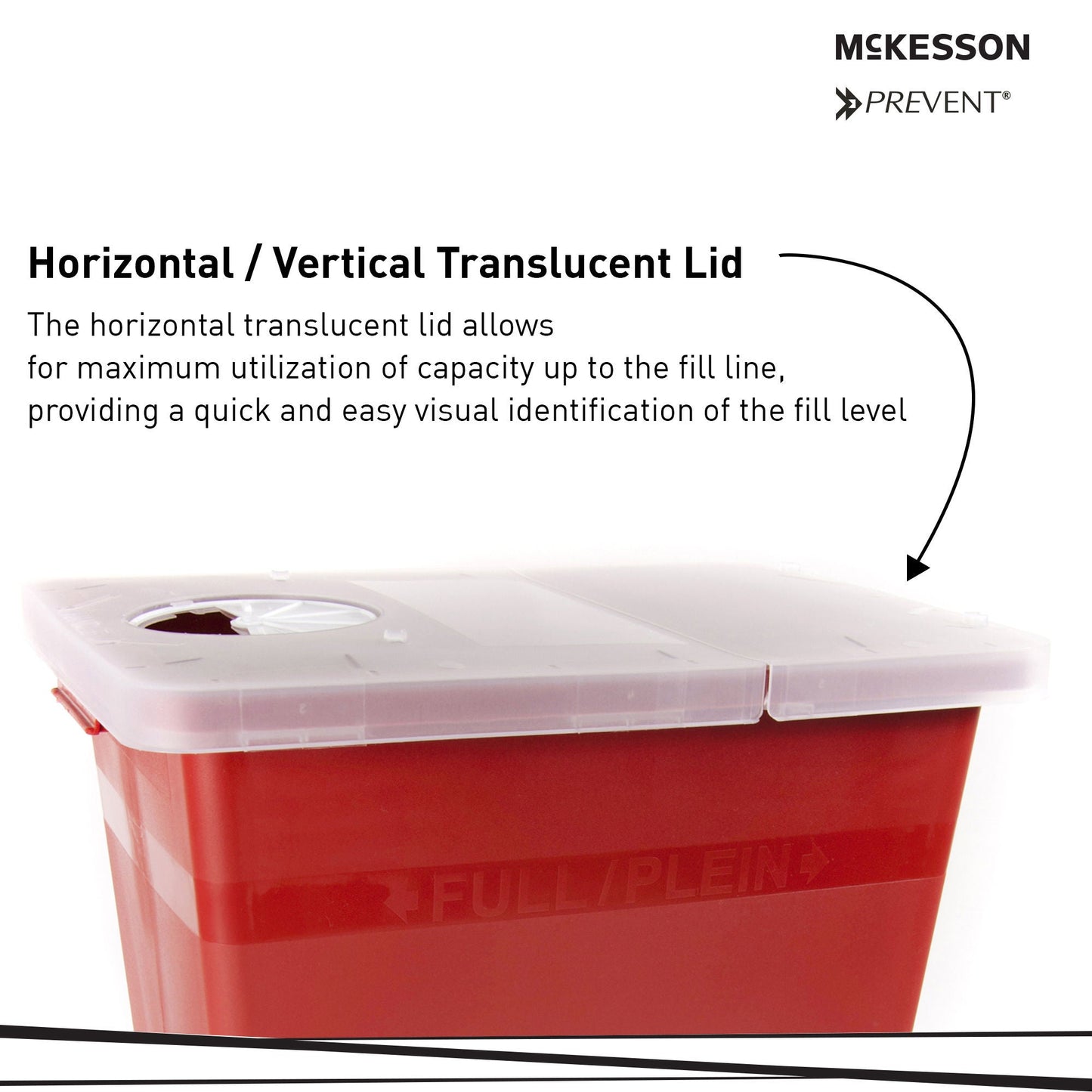 CONTAINER, SHARPS RED 8GL STACKABLE (10/CS)