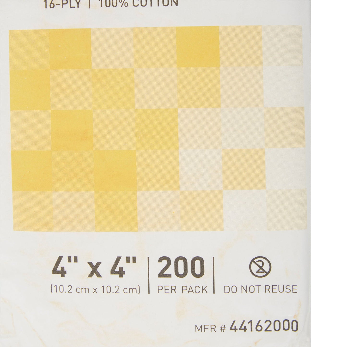 SPONGE, GAUZE 16PLY N/S 4"X4" (200/PK 10PK/CS)