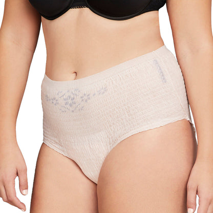 UNDERWEAR, DEPEND MAX ABSRB BLUSH WMN XLG (15/PK 2PK/CS)