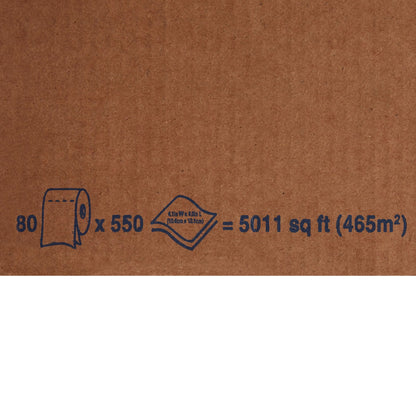 TISSUE, TOILET 2PLY KC PROF SCOTT BRAND (80RL/CS) KIMCON