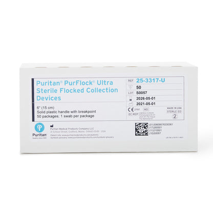 SWAB, FLOCKED NASO FLEX TIP STR (50/BX 10BX/CS)