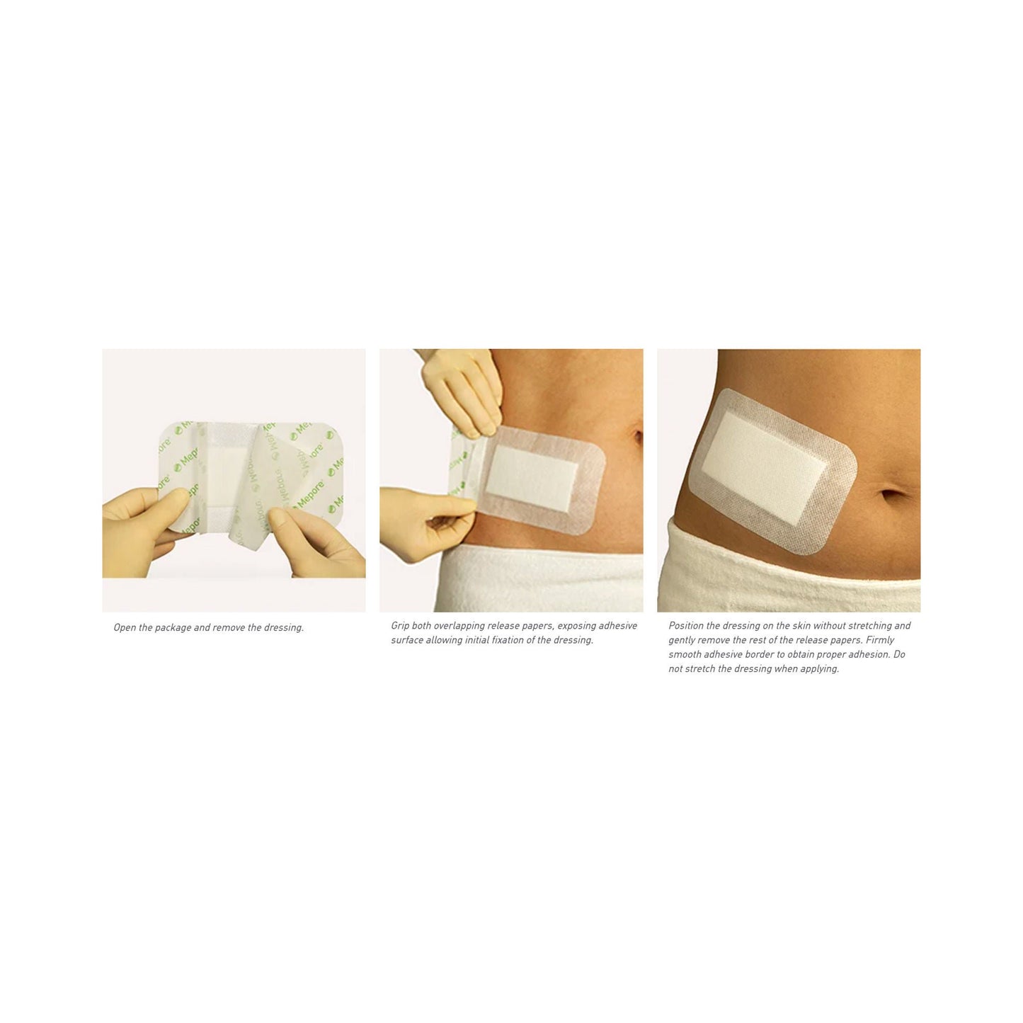 DRESSING, MEPORE 3.6"X6"(50/BX) 671005
