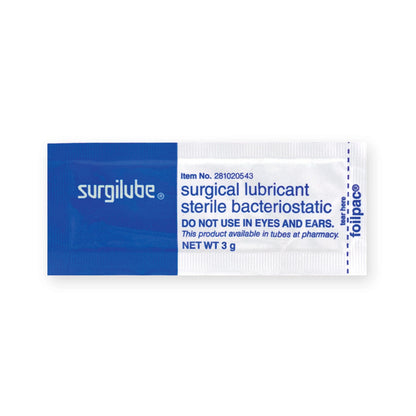 LUBRICATING JELLY, SURGILUBE SSTR 3GM (144/BX 12BX/CS