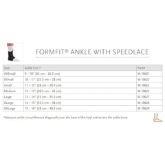 ANKLE BRACE GAMEDAY SM W/STAYS BLK
