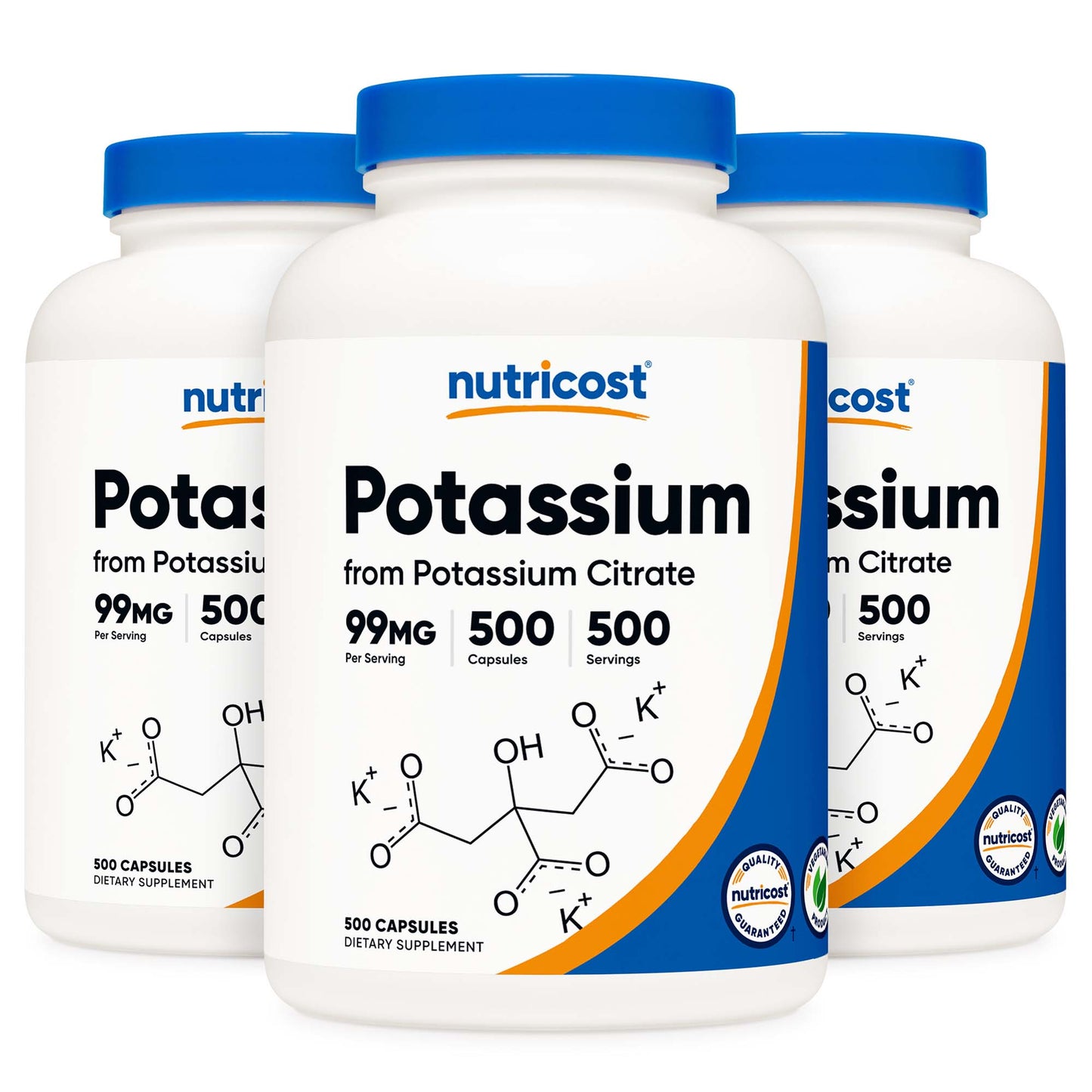 VITAMIN, CAP POTASSIUM CITRATE99MG (500/BT 12BT/CS)