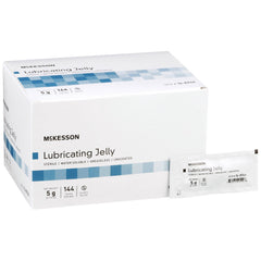 LUBRICATING JELLY, STR FOIL PKT 5GRAM (144/BX 6BX/CS)