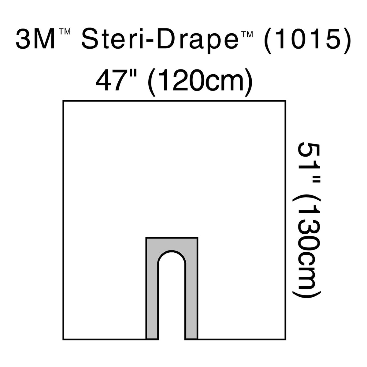 DRAPE, U ADHSV (10/BX 4BX/CS) 3M