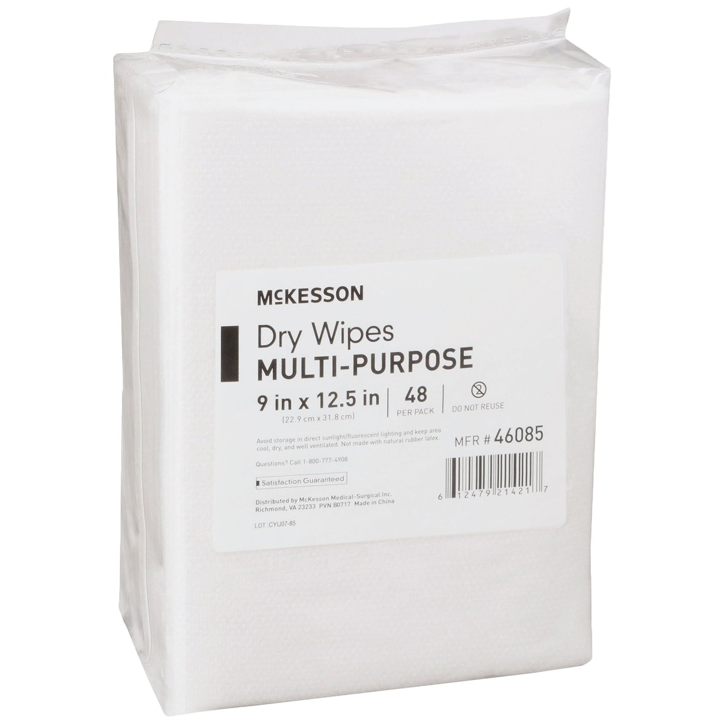 WIPE, DRY MULTI PURP 9X12.5 (48/PK 16PK/CS)