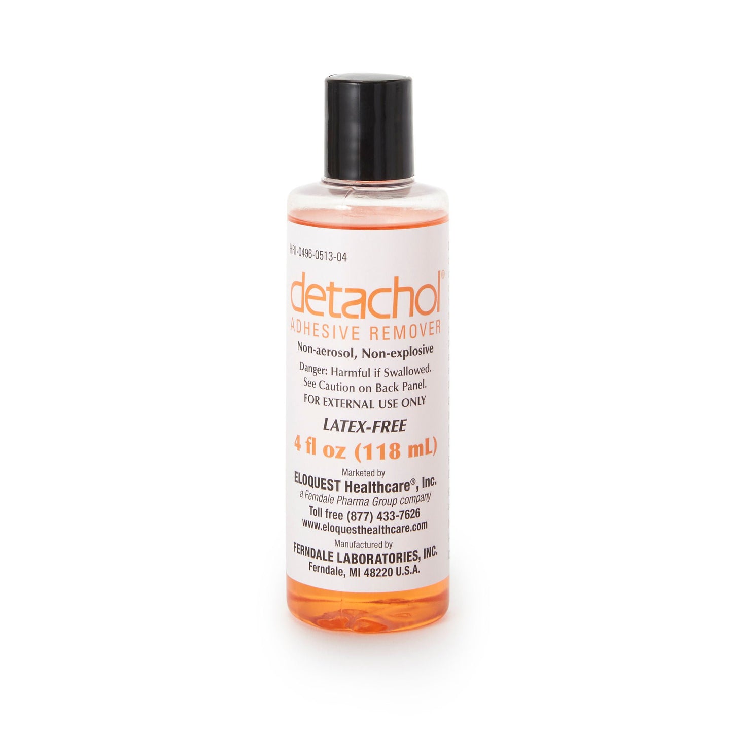 DETACHOL, ADH REMVR W/DISPENS 4OZ (12/BX)