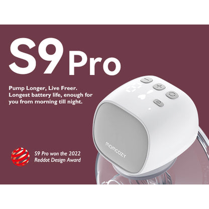 PUMP, BREAST WEARABLE MOMCOZY S9 PRO DBL