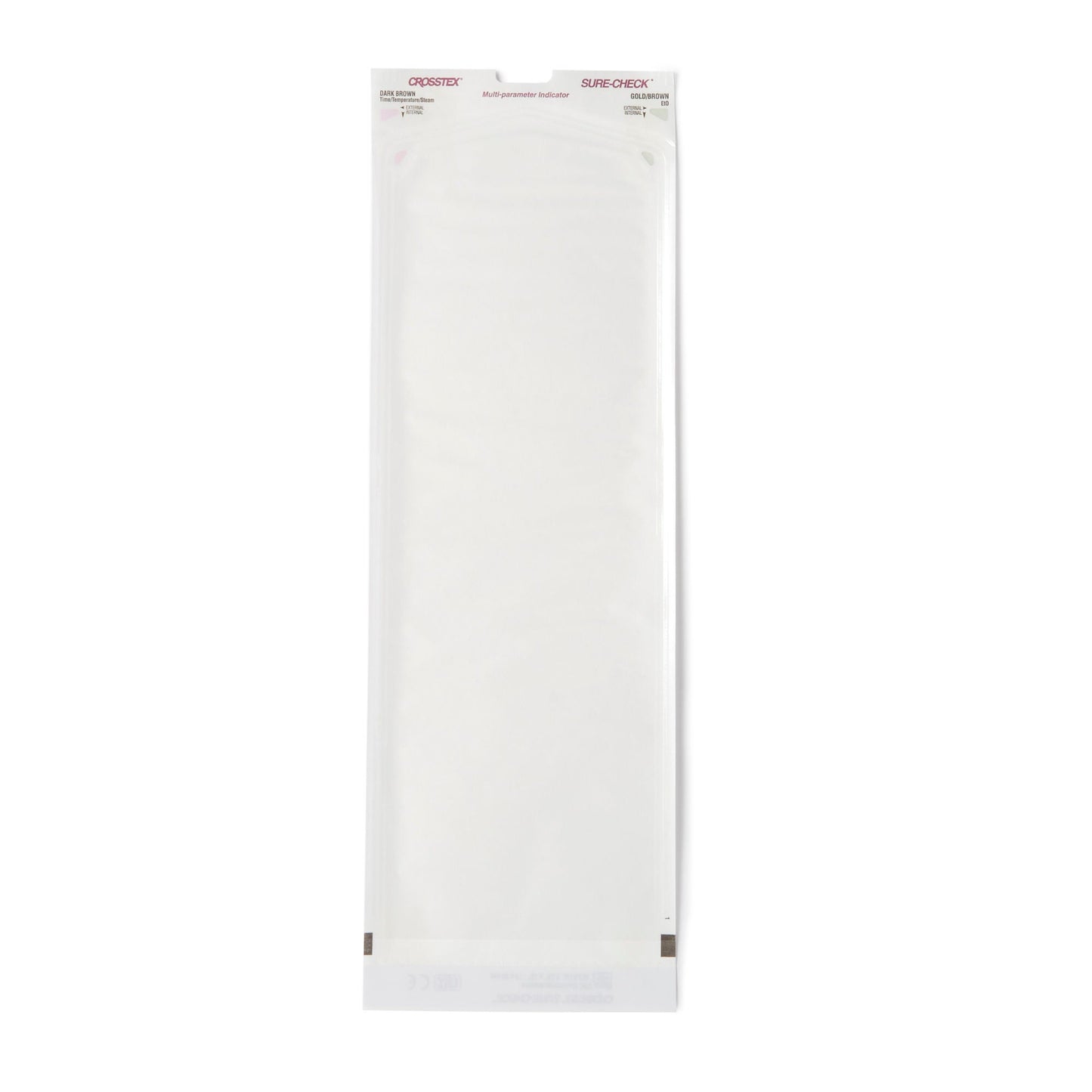 POUCH, STERILIZATION SURECHEC 5.25X15 (200/BX 10BX CROSTX