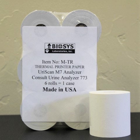PAPER, THERMAL F/URINE ANALYZER (6RL/CS)