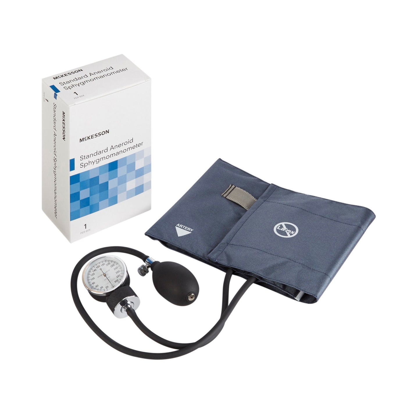 SPHYG, ANEROID STD LF NVY LG ADLT (1/BX)