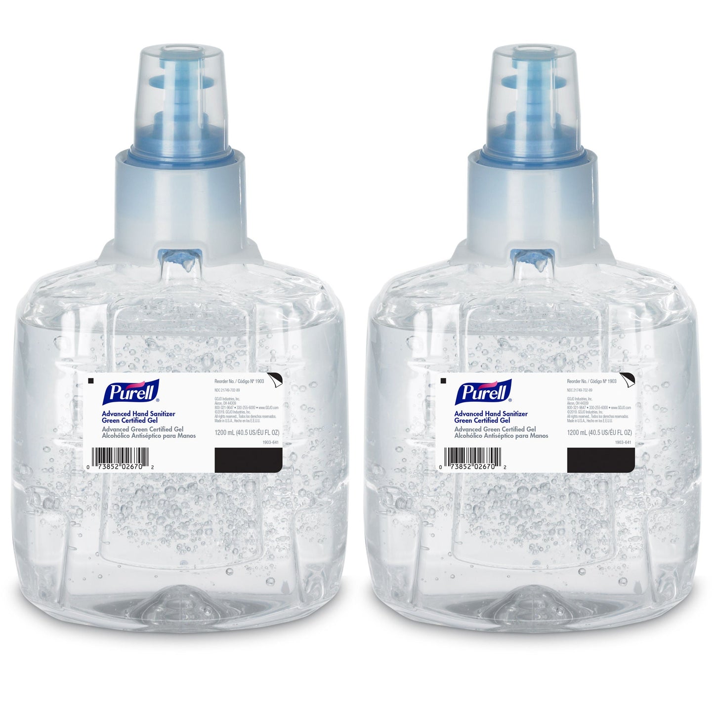 SANITIZER, HAND PURELL GEL REFILL (2/CS)