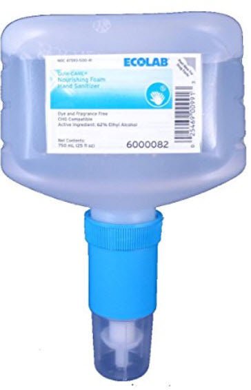 SANITIZER, HAND FOAM QUIK-CARE750ML (6/CS)