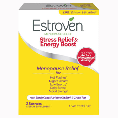 SUPPLEMENT, CAP ESTROVEN STRESS RELIEF+ENERGY (28/BX 12BX/CS