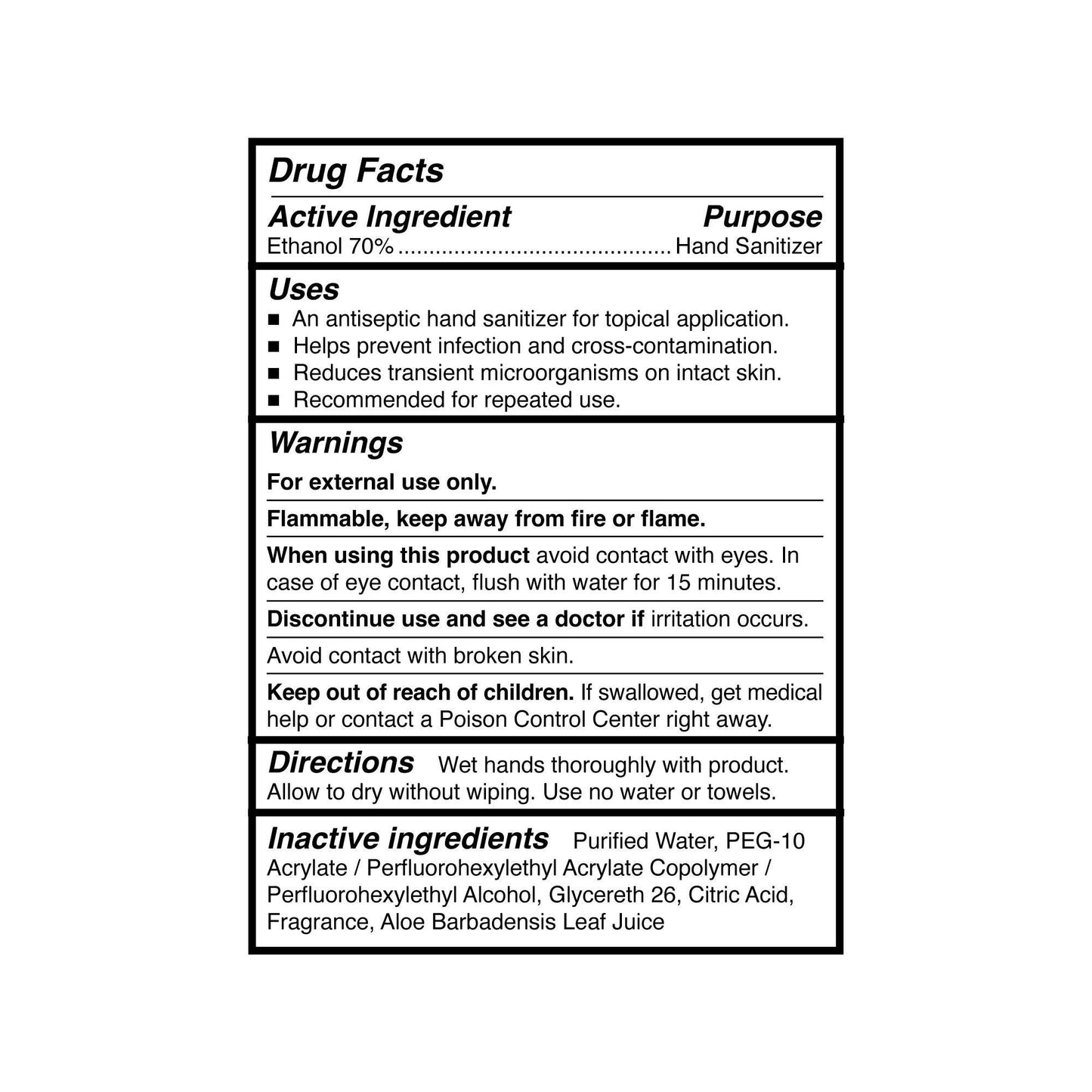 SANITIZER, FOAM ALOE 1000ML (4/CS)