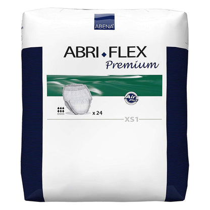 UNDERWEAR, INCONT ABRI-FLEX PREM SZ1 XSM 1400ML (24/BG 4BG/C