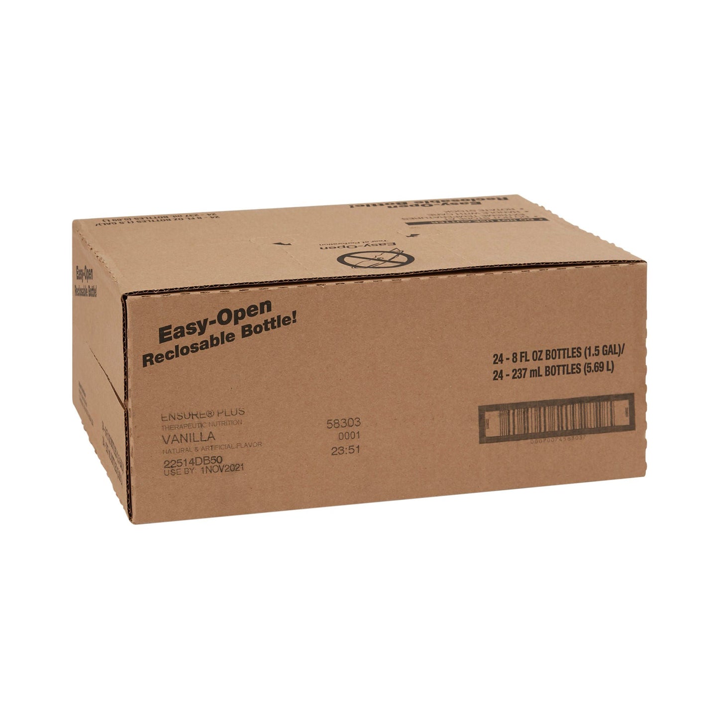 ENSURE PLUS, RTD HOMEMADE VAN 8OZ BTL (24/CS)