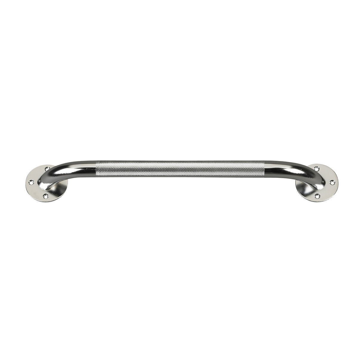 GRAB BAR, WALL KNURLED CHROME 16" (3/PK)
