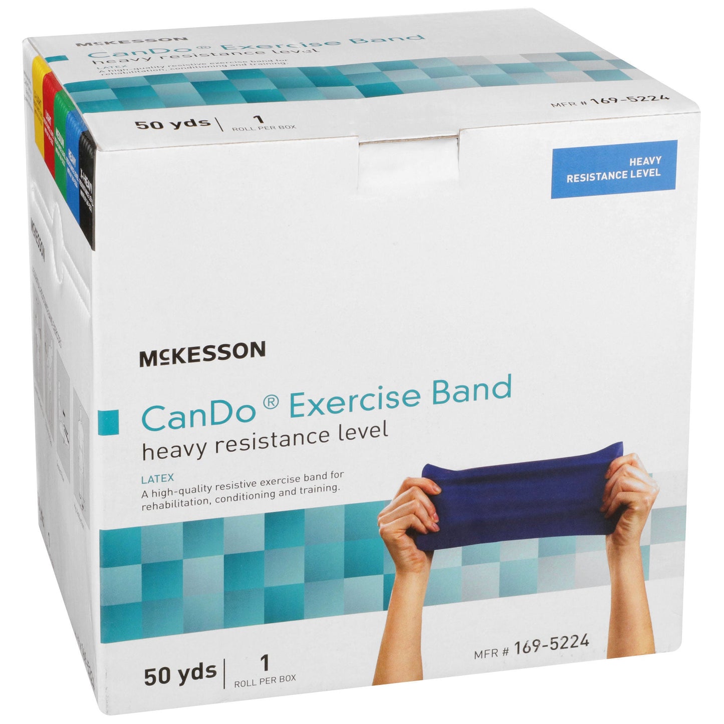 BAND, EXERCISE LTX DISP BLU 50YDS