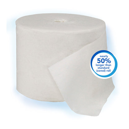 TISSUE, TOILET CORELESS WHT (36RL/CS) KIMCON