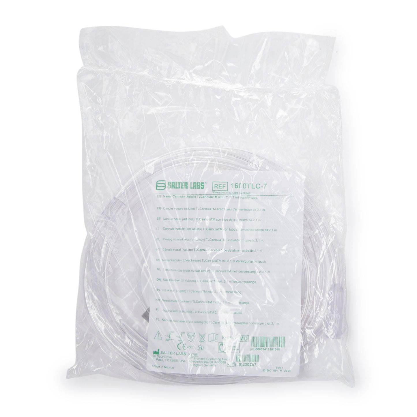 CANNULA, ADLT AIR CUSHION (25/CS) SALTLB