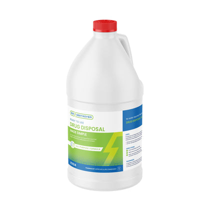 RX DESTROYER, SOL F/DISP OF UNUSED MEDS 64OZ (4/CS)
