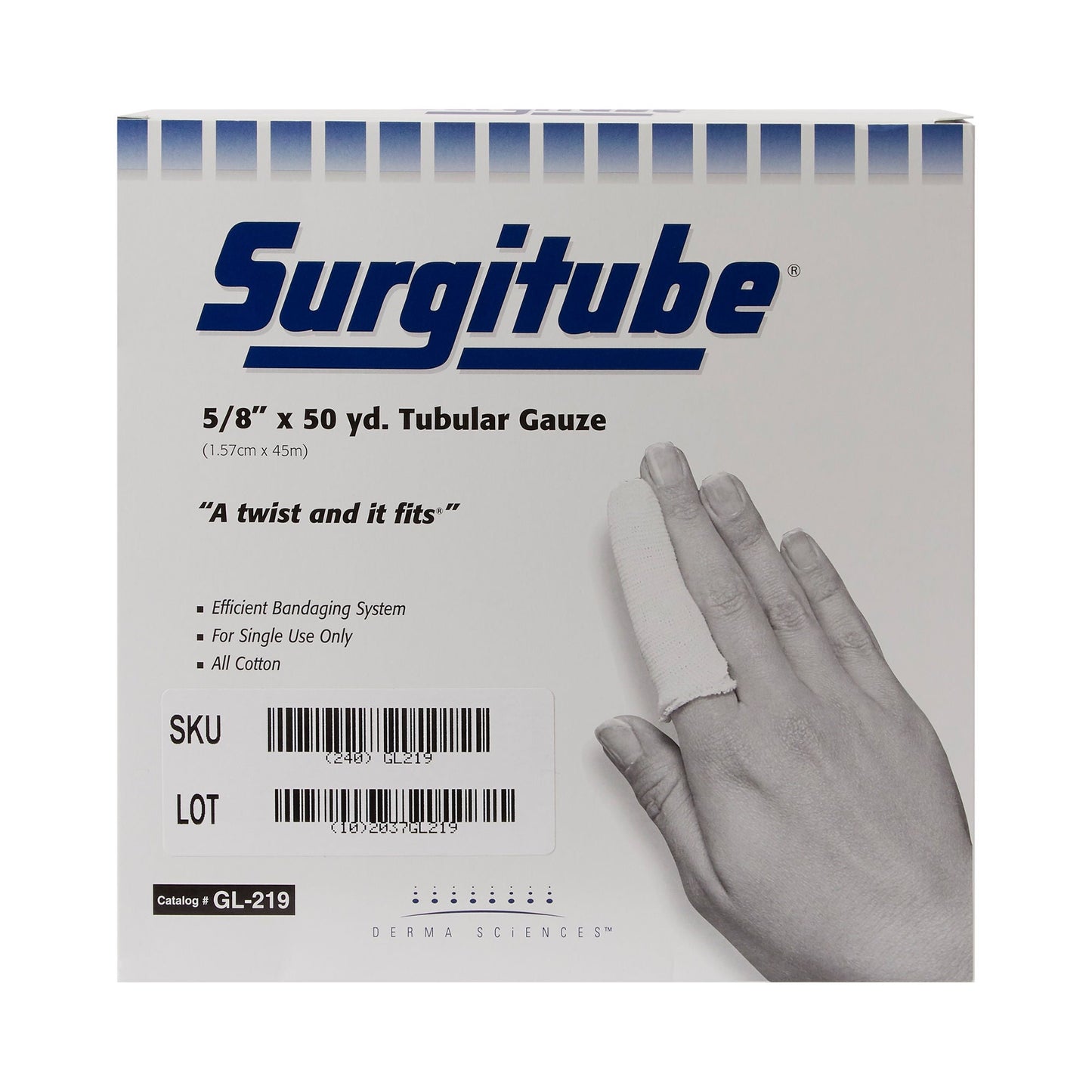 BANDAGE, GAUZE SURGI WHT SZ1 5/8" 50YDS