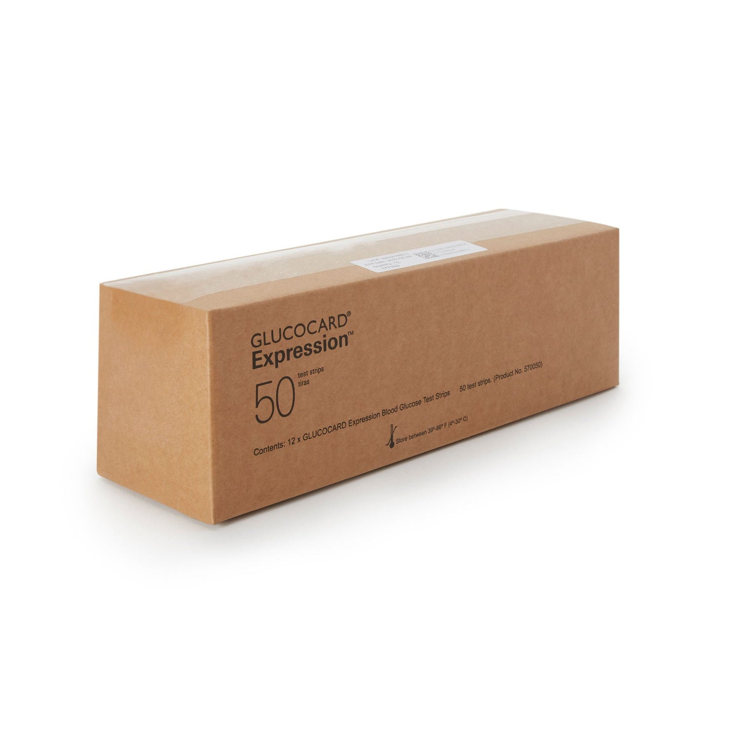 TEST STRIP, BLD GLUC GLUCOCARDEXPRESS (50/BX 12BX/