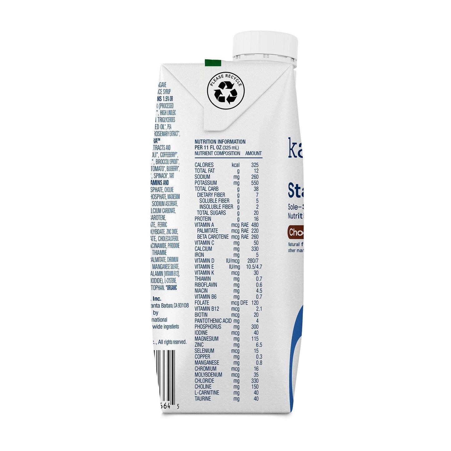 SUPPLEMENT, STANDARD 1.0 CHOCOLATE 11 FL OZ 325ML (12/CS)