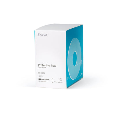 SEAL, F/OSTOMY POUCH BRAVA THIN 1 1/8"X3" (10/BX)