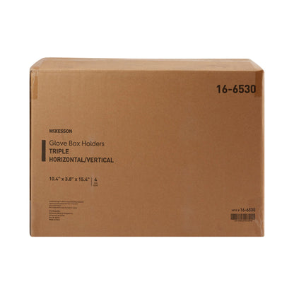 HOLDER, GLOVE BOX TRIPLE CLR PLAS LF (4/CS)
