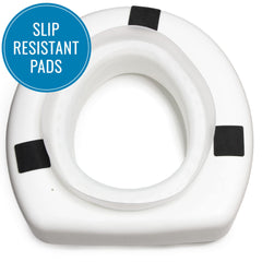 SEAT, TOILET ELEV UNIV WHT 5"