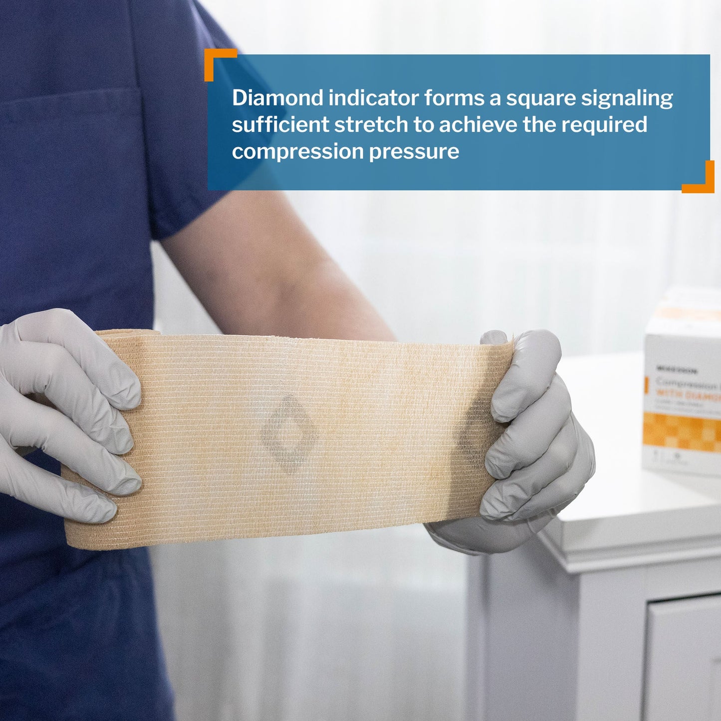 BANDAGE, COMPRSN 2LAYER SYS N/S (1/KT 8KT/CS)