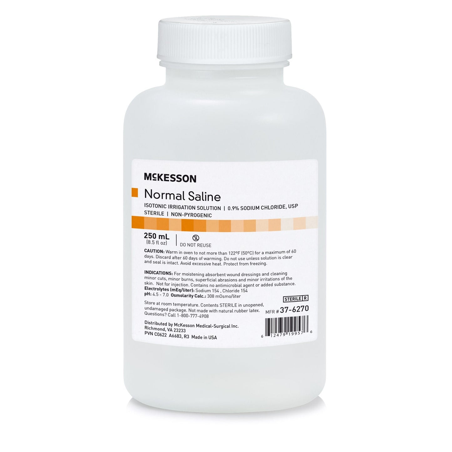 SALINE, IRR SOL STR 250ML (24/CS)