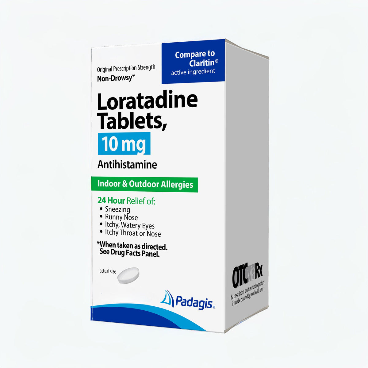 LORATADINE, TAB 10MG (300/BT)