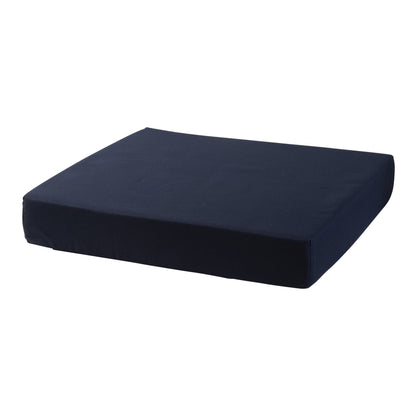CUSHION, SEAT FOAM DMI F/WHEELCHAIR/CAR/CHAIR W/COVER NAVY