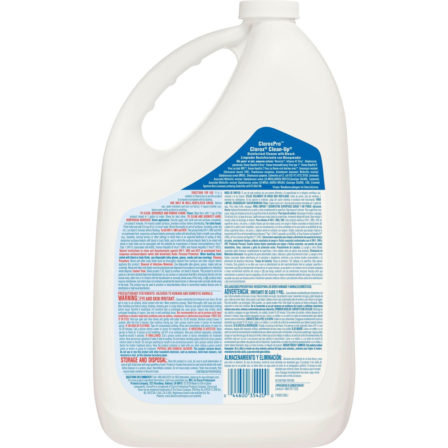 CLOROX CLEAN-UP W/BLEACH 1GL 4/CS