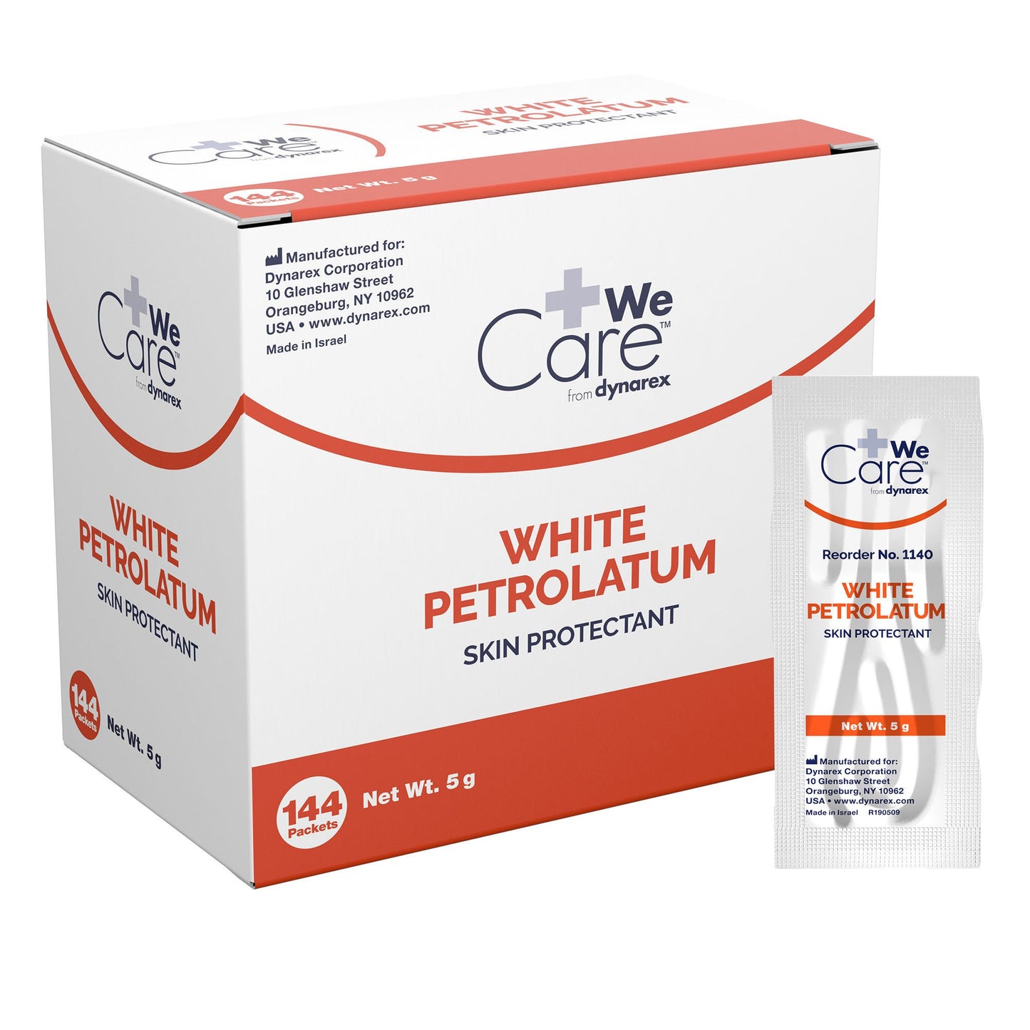 PETROLATUM JELLY, WHT 5GM (144/BX 6BX/CS)