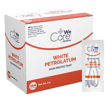 PETROLATUM JELLY, WHT 5GM (144/BX 6BX/CS)