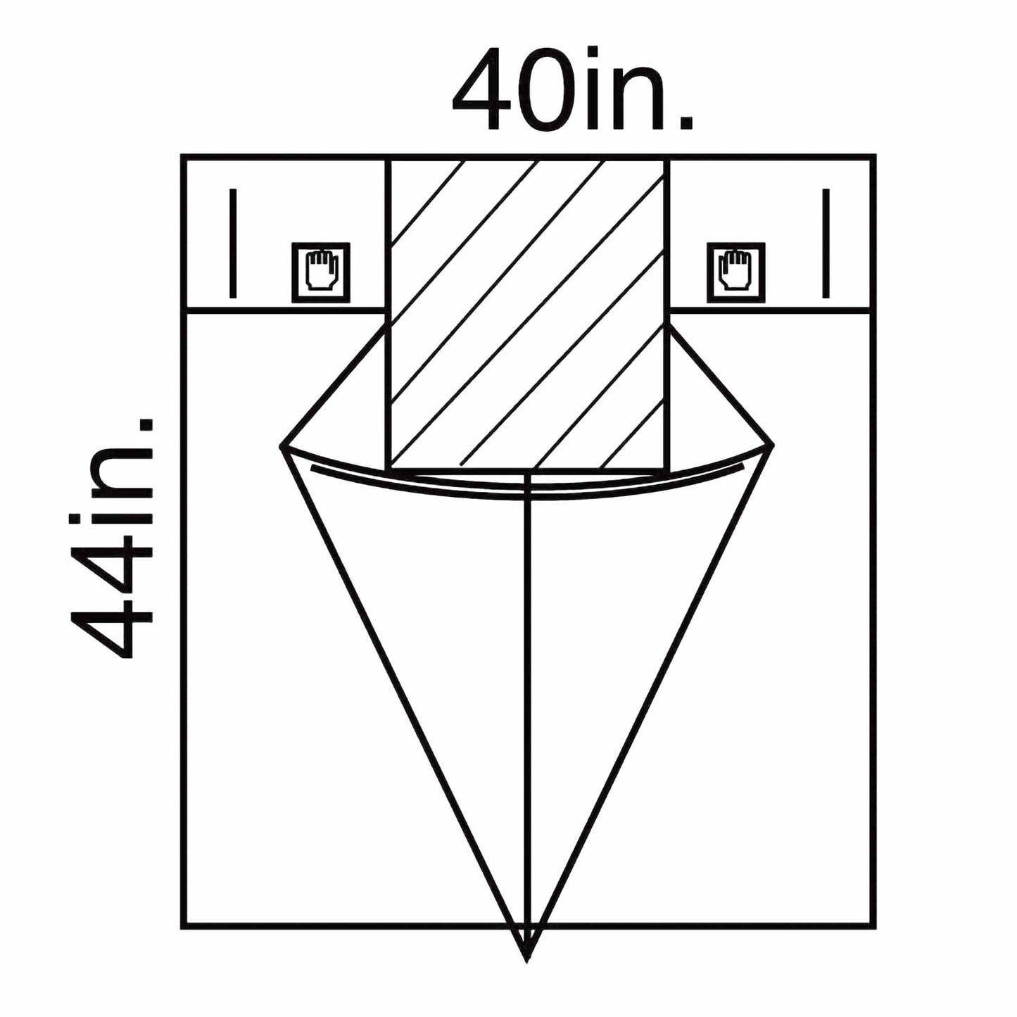 DRAPE, UNDER BUTTOCKS (30/CS) KIMCLK